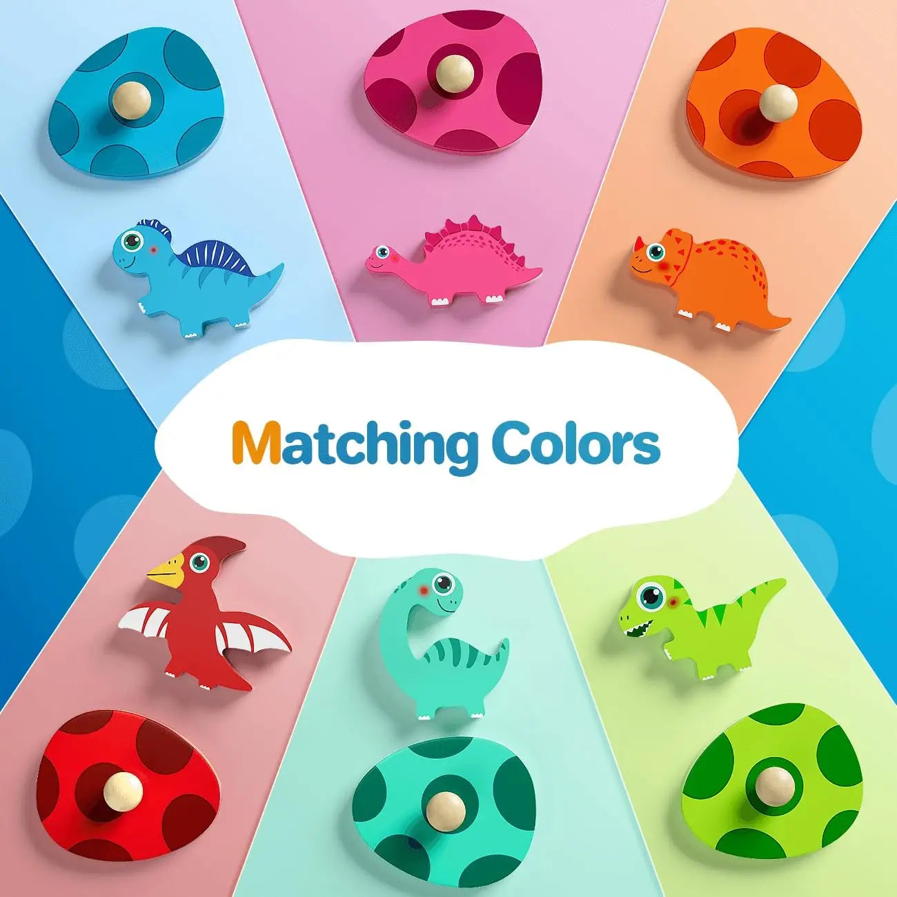 DinoMatch Montessori Puzzle Set