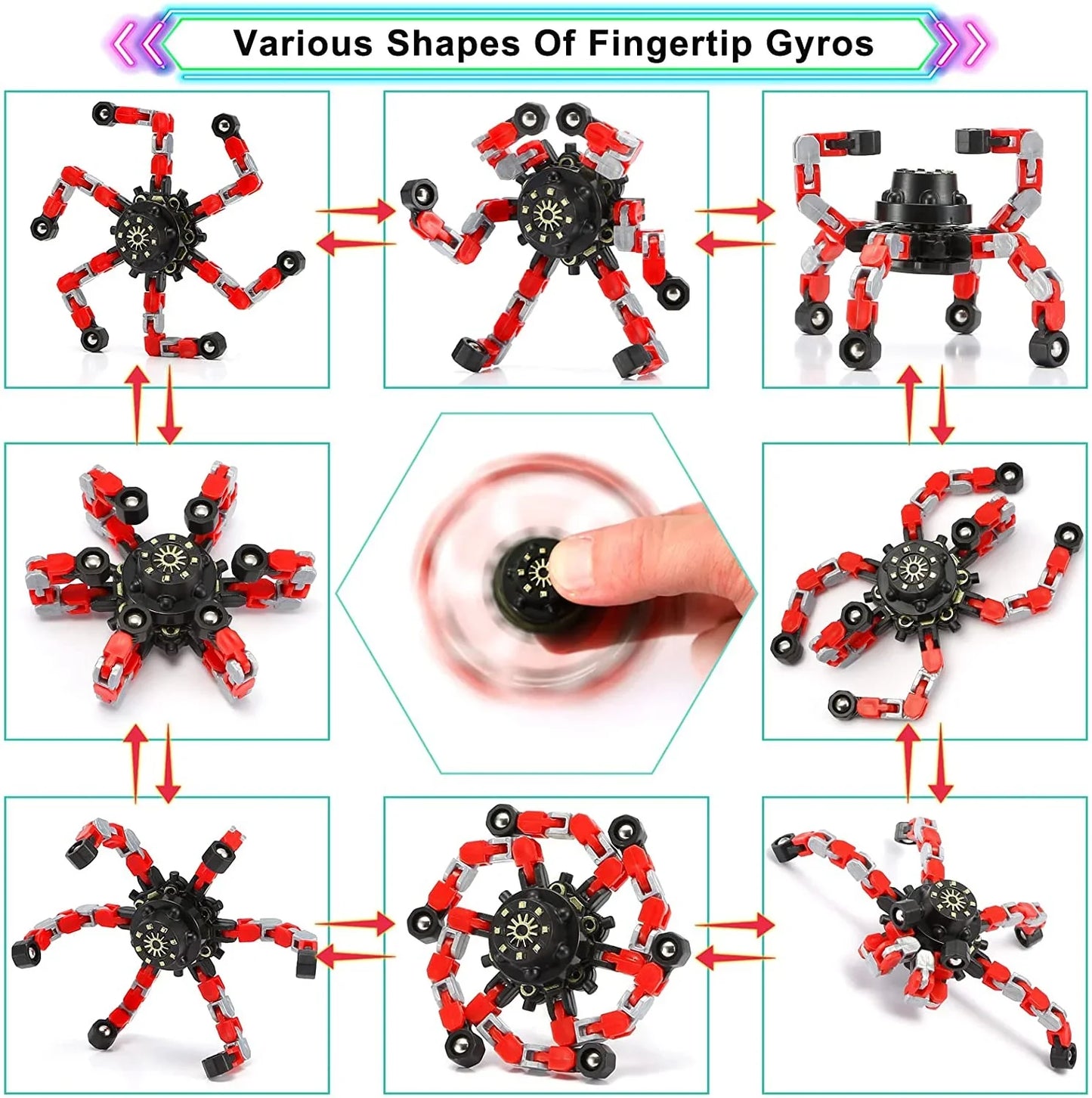 SpinFlex Transform Fidget