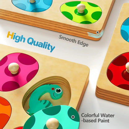 DinoMatch Montessori Puzzle Set